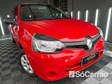 Renault CLIO EXPRESSION 1.0 16V na cor Vermelha em Curitiba / PR - 6685279
