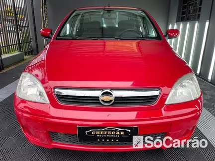 Chevrolet CORSA SEDAN PREMIUM 1.4 8V ECONOFLEX na cor Vermelha em Curitiba / PR - 6687301