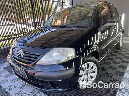 Citroen C3 GLX 1.4 8V na cor Preta em Curitiba / PR - 6812932