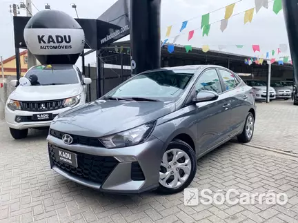 Hyundai HB20S COMFORT (COMFORT PLUS) 1.0 12V MT5 na cor Cinza em São José / SC - 6777287