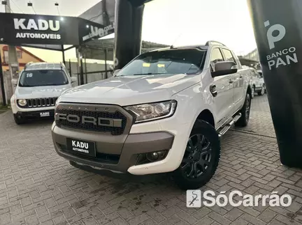 Ford RANGER CD LIMITED 4X4 3.2 20V TDCI AT na cor Branca em São José / SC - 6790192