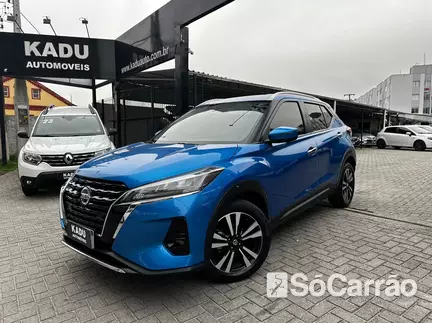 Nissan KICKS EXCLUSIVE 1.6 16V CVT na cor Azul em São José / SC - 6853880