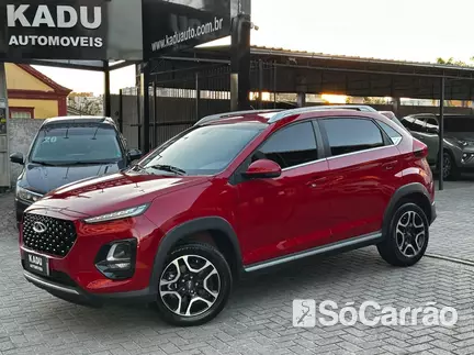 Chery TIGGO 3X T PRO 1.0 12V TB AT na cor Vermelha em São José / SC - 6950880