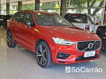 Volvo XC60 T8 R-DESIGN HYBRID 4WD 2.0 BI-TB AT8 na cor Vermelha no Novo Hamburgo / RS - 5797215