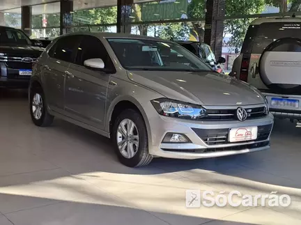 Volkswagen POLO COMFORTLINE 200 1.0 12V TSI AT6 na cor Prata no Novo Hamburgo / RS - 6792007