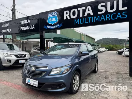 Chevrolet ONIX LT 1.0 8V SPE/4 na cor Azul em Florianópolis / SC - 6744693