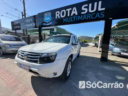 Renault DUSTER DYNAMIQUE 1.6 16V HIFLEX na cor Branca em Florianópolis / SC - 6770663