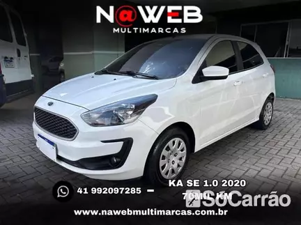 Ford KA SE PLUS 1.0 8V na cor Branca em Curitiba / PR - 6836041