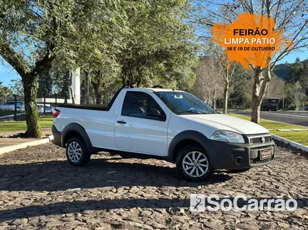 Fiat STRADA CS HARD WORKING 1.4 8V na cor Branca no Dois Irmãos / RS - 6753589