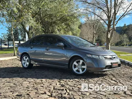 Honda CIVIC LX 1.8 16V AT na cor Cinza no Dois Irmãos / RS - 6755476