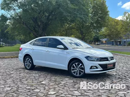 Volkswagen VIRTUS COMFORTLINE 200 1.0 TSI AT na cor Branca no Dois Irmãos / RS - 6756254
