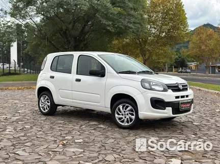 Fiat UNO ATTRACTIVE 1.0 8V EVO na cor Branca no Dois Irmãos / RS - 6756272