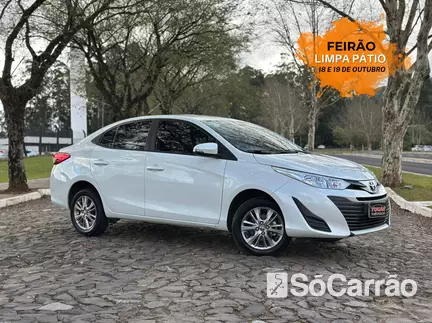 Toyota YARIS SEDAN XL LIVE 1.5 16V CVT na cor Branca no Dois Irmãos / RS - 6892664