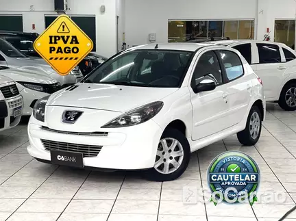 Peugeot 207 ACTIVE 1.4 8V na cor Branca em Florianópolis / SC - 6441110