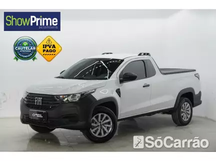 Fiat STRADA CS ENDURANCE 1.4 8V na cor Branca em Florianópolis / SC - 6664259