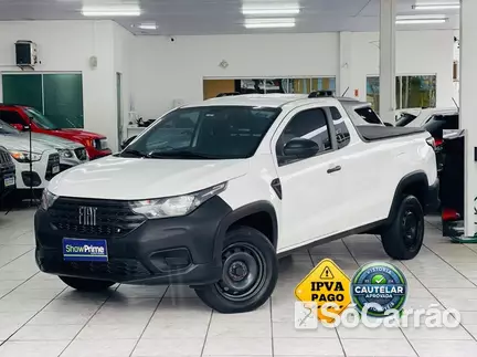 Fiat STRADA CS ENDURANCE 1.4 8V na cor Branca em Florianópolis / SC - 6825190