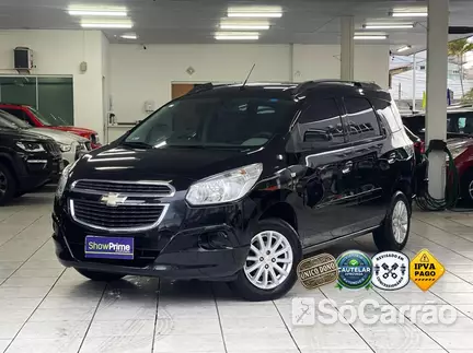 Chevrolet SPIN LT 1.8 8V ECONOFLEX na cor Preta em Florianópolis / SC - 6833663