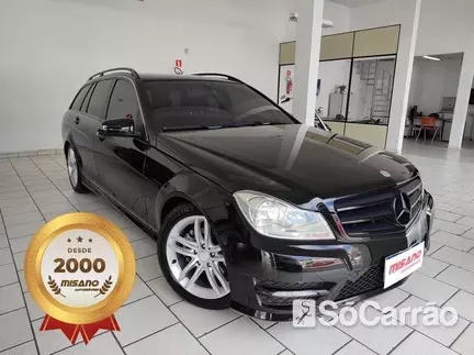 Mercedes C 180 TOURING SPORT CGI 1.6 16V TB na cor Preta em Curitiba / PR - 6602924