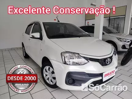 Toyota ETIOS HATCH X 1.3 16V na cor Branca em Curitiba / PR - 6830110
