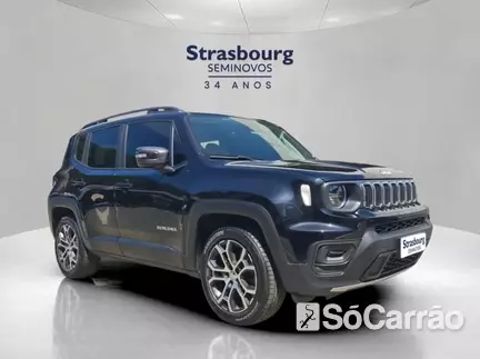 JEEP RENEGADE LONGITUDE 1.3 T270 TB AT6 na cor Preta em Blumenau / SC - 6934768