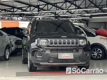 JEEP RENEGADE LONGITUDE (MOPAR) 1.3 GSE AT6 na cor Preta em Joinville / SC - 6686815