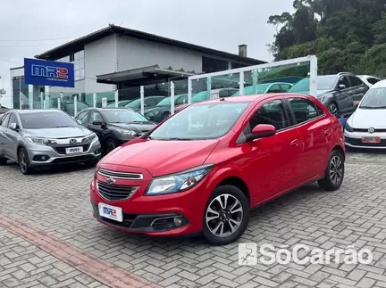 Chevrolet ONIX LTZ 1.4 8V SPE/4 na cor Vermelha em Joinville / SC - 6760634