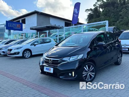 Honda FIT EX 1.5 16V CVT FLEXONE na cor Preta em Joinville / SC - 6781218
