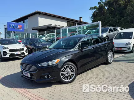 Ford FUSION TITANIUM AWD 2.0 16V GTDI AT na cor Preta em Joinville / SC - 6786972