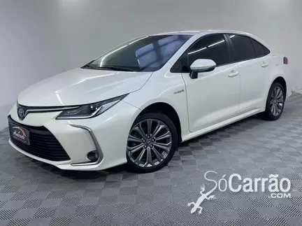 Toyota COROLLA ALTIS HYBRID 1.8 VVT-I 16V CVT na cor Branca em Blumenau / SC - 6054802