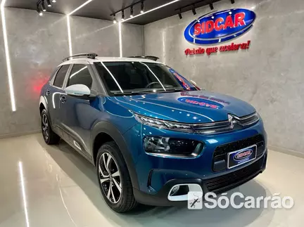 Citroen C4 CACTUS SHINE 1.6 16V AT na cor Azul em Garuva / SC - 6812790
