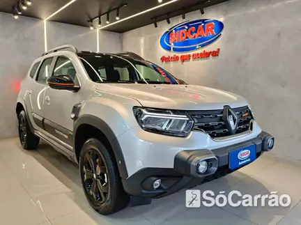 Renault DUSTER PLUS ICONIC 1.3 16V TCE CVT X-TRONIC na cor Prata em Garuva / SC - 6928765