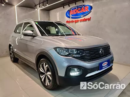 Volkswagen T-CROSS 200 1.0 TSI AT na cor Prata em Garuva / SC - 6962483