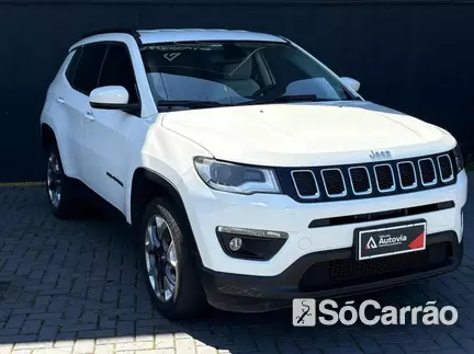 JEEP COMPASS 4WD LIMITED 2.0 16V na cor Branca em Curitiba / PR - 6900693