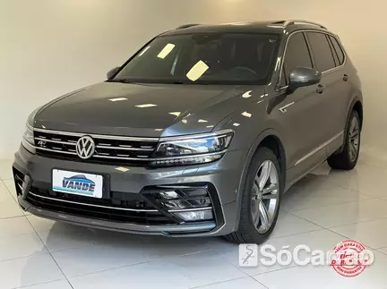Volkswagen TIGUAN ALLSPACE R-LINE 350 4MOTION 2.0 TSI DSG na cor Cinza em Joinville / SC - 6407967