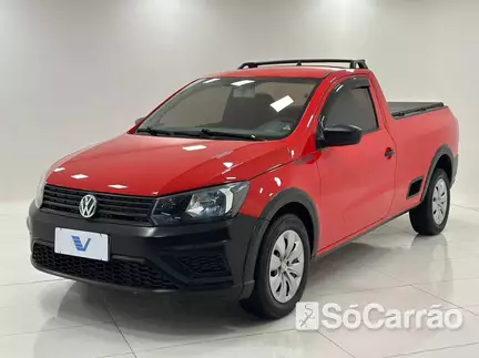 Volkswagen SAVEIRO CS CS ROBUST G6 1.6 16V MSI na cor Vermelha em Joinville / SC - 6828035