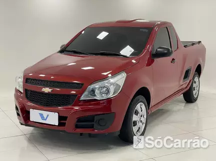 Chevrolet MONTANA LS 1.4 8V ECONOFLEX na cor Vermelha em Joinville / SC - 6935995