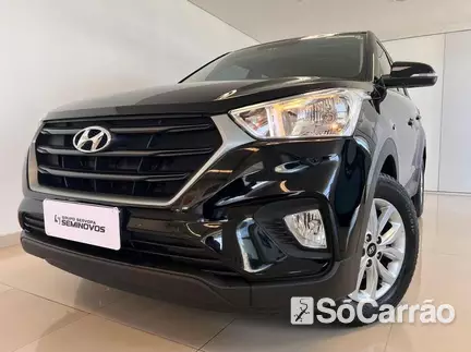 Hyundai CRETA ACTION 1.6 16V AT6 na cor Preta em Curitiba / PR - 6911941