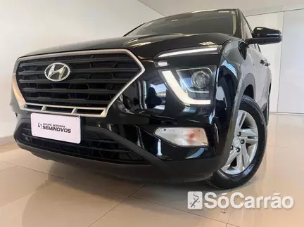 Hyundai CRETA COMFORT 1.0 12V T-GDI AT na cor Preta em Curitiba / PR - 6917201