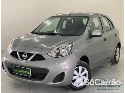 Nissan NEW MARCH 1.0 12V FLEXSTART na cor Cinza em Jaraguá do Sul / SC - 6724855
