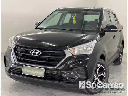 Hyundai CRETA ACTION 1.6 16V AT6 na cor Preta em Jaraguá do Sul / SC - 6844438