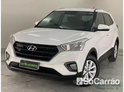 Hyundai CRETA ACTION 1.6 16V AT6 na cor Branca em Jaraguá do Sul / SC - 6847120