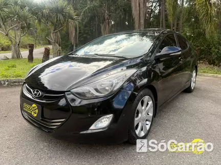 Hyundai ELANTRA GLS 1.8 16V AT na cor Preta em São José / SC - 6821896
