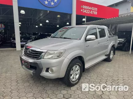 Toyota HILUX CD SRV 4X2 2.7 16V AT6 na cor Prata em Joinville / SC - 6582948