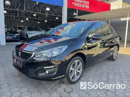 Peugeot 308 GRIFFE THP 1.6 16V TIP na cor Preta em Joinville / SC - 6694744