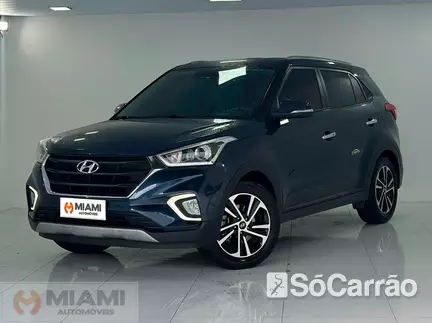 Hyundai CRETA PRESTIGE 2.0 16V AT6 na cor Azul em Brusque / SC - 6697565
