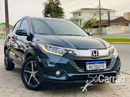 Honda HR-V EX 1.8 16V CVT FLEXONE na cor Azul em Joinville / SC - 6107652