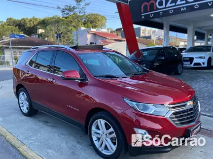 Chevrolet EQUINOX PREMIER 2.0 16V TB AT9 na cor Vermelha em Joinville / SC - 6662754