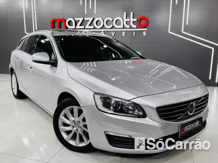 Volvo V60 KINETIC T5 DRIVE-E FWD 4X2 2.0 TB AT na cor Prata em Joinville / SC - 6739571