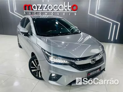 Honda CITY HATCH TOURING 1.5 16V CVT na cor Cinza em Joinville / SC - 6787847