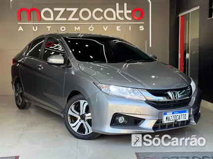 Honda CITY EX 1.5 16V CVT na cor Cinza em Joinville / SC - 6923498
